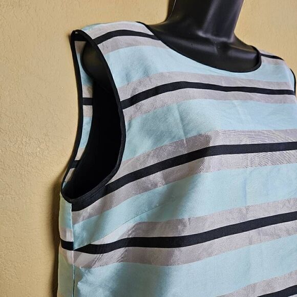 NWOT Halogen Striped Top - Picture 2 of 8